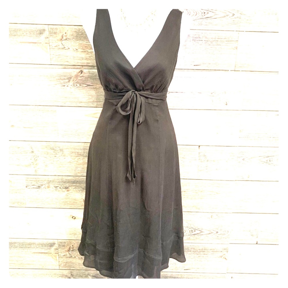 J Crew brown silk size 10 dress